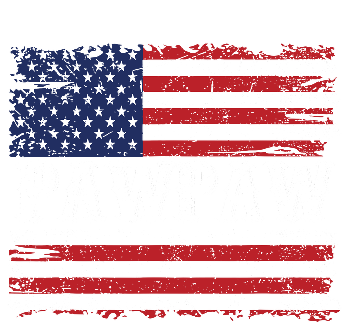 Pawpaw Vintage American Flag Patriotic Funny 4th Of July T-Shirt