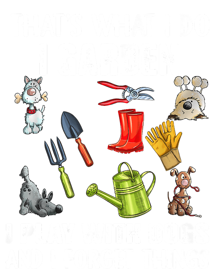 Thats What I Do I Garden I Play With Dogs And I Forget The Baniff Cuffed Pom Beanie