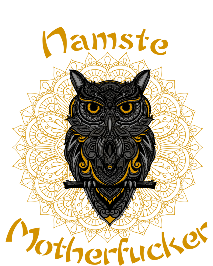 Namaste Motherfucker Owl Lotus Hand Fatima Yoga Gift Ladies Essential Flowy Tank