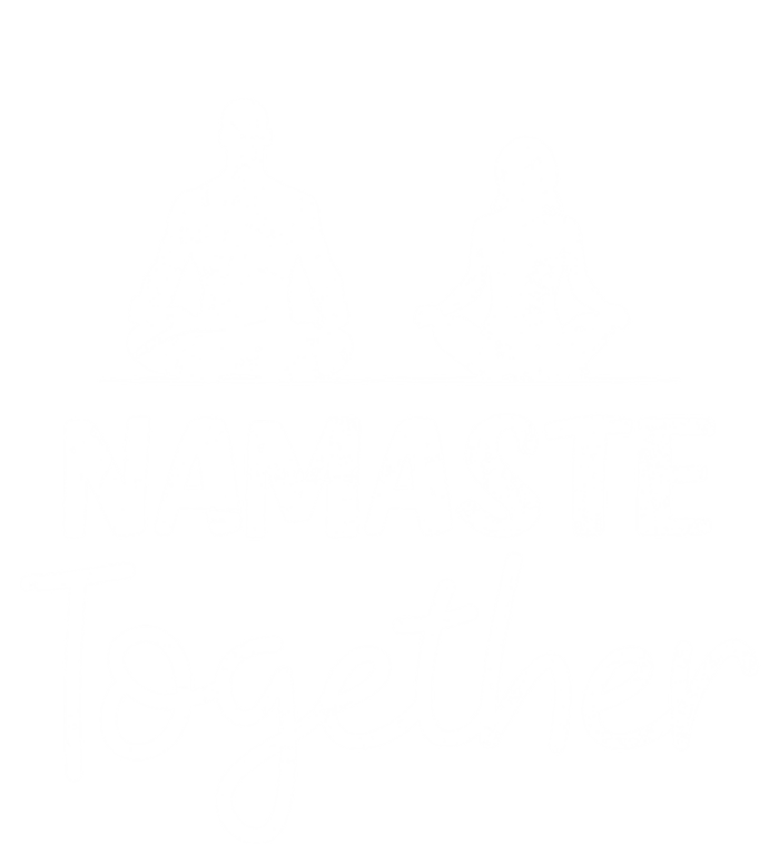 Namaste Together Design Couple Yoga Gift T-Shirt