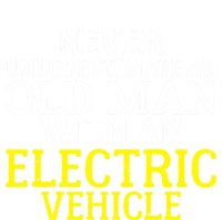 Never Underestimate An Old With An Electric Vehicle Great Gift Kids Long Sleeve Shirt