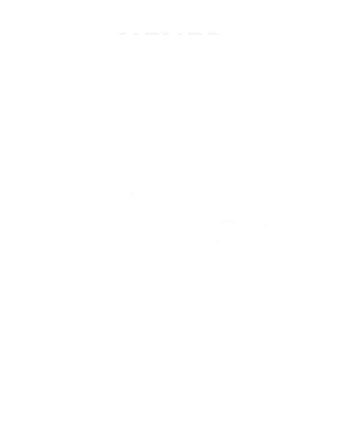 Never Underestimate An Old With An Old Car Classic Car Great Gift Women's Tri-Blend 3/4-Sleeve Raglan Shirt