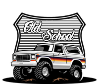 Off Road Vintage Hotrod Off Roader Old School Hot Rod Funny Gift T-Shirt