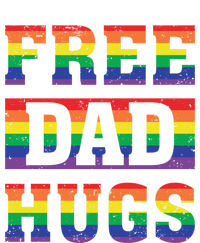 Lgbt Pride Rainbow Free Dad Hugs Fathers Day Gift Tote Bag