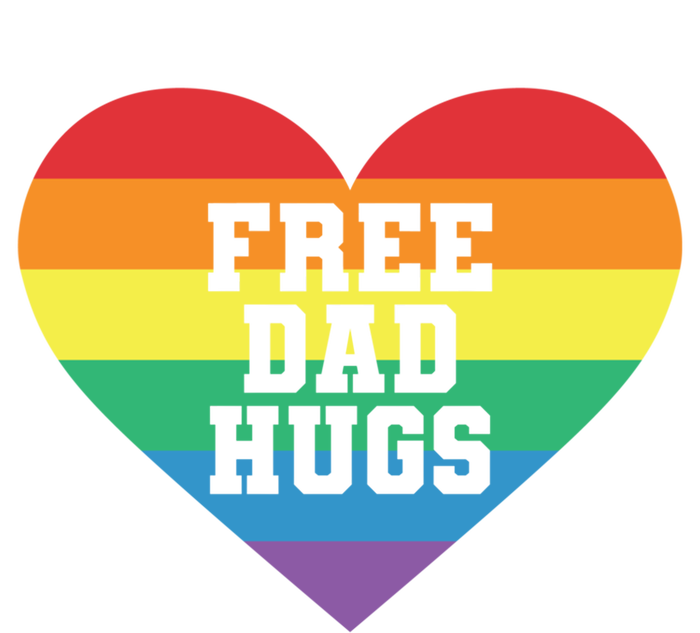 Lgbt Pride Social Movet Tee: Free Dad Hugs Cool Gift T-Shirt