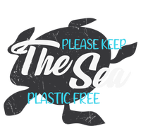 Please Keep The Sea Plastic Free Turtle Cute Gift Mesh Reversible Basketball Jersey Tank