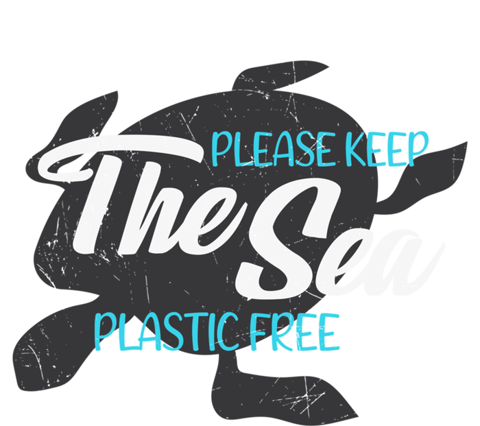 Please Keep The Sea Plastic Free Turtle Cute Gift Mesh Reversible Basketball Jersey Tank