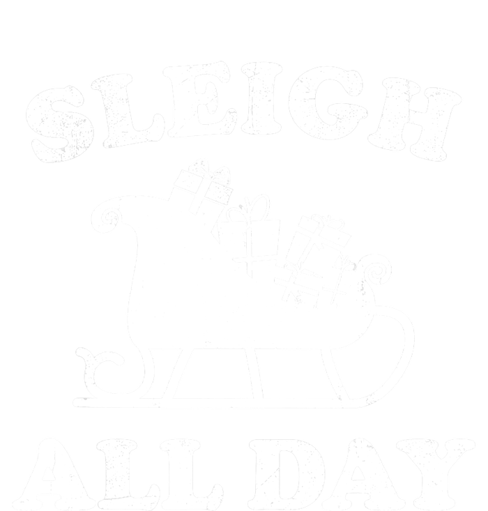 Funny Sleigh All Day Christmas In July Retro Vintage Ugly Women's Perfect Tri Tunic Long Sleeve Shirt