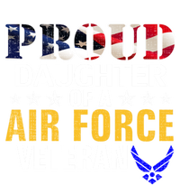 Proud Daughter Of A Air Force Veteran American Flag Military Funny Gift Hoodie