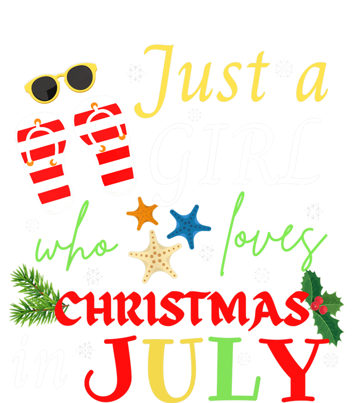 Just A Girl Who Loves Christmas In July Flip Flops Tote Bag