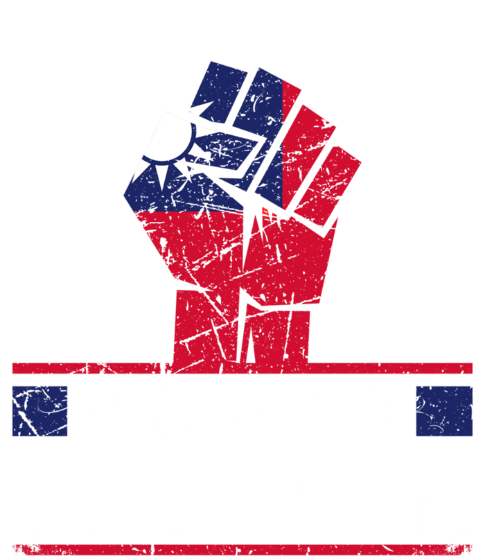 Raised Fist I Stand With Taiwan Vintage Cool Gift Valucap Bio-Washed Visor