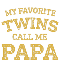 Vintage My Favorite Twins Call Me Papa Grandpa Of Twins T-Shirt