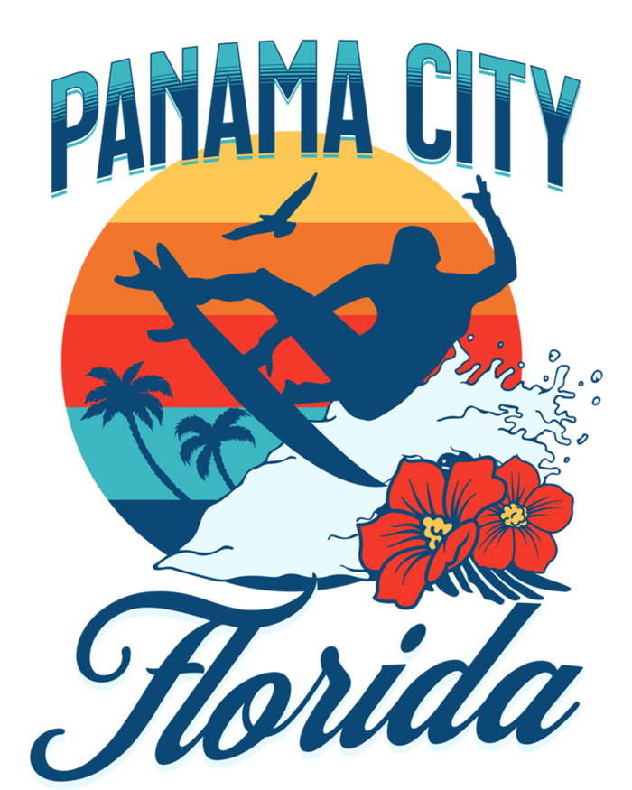 Panama City Florida Beach Surf Summer Vacation Vintage Meaningful Gift T-Shirt