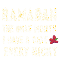 Ramadan The Only Month I Have A Date Every Night Funny Quote Cute Gift Pom Pom 12in Knit Beanie