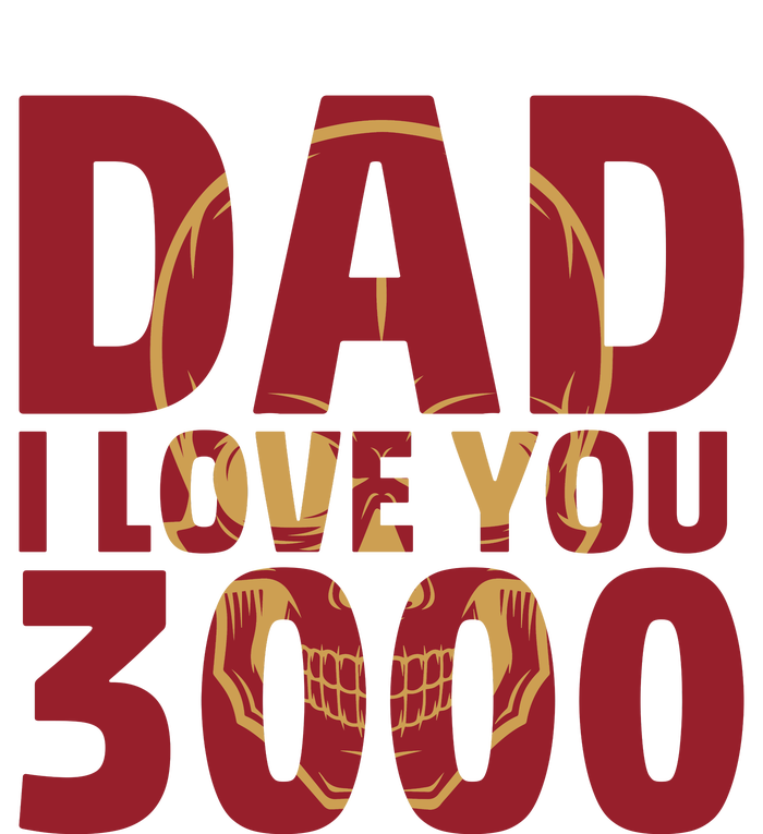 I Love You Dad 3000 Time Vintage Retro Hero G Fathers Day Gift 7-Panel Snapback Hat