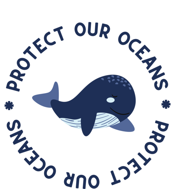 Protect Our Oceans Swimming Cute Whale Orca In Sea Ocean Gift Long Sleeve Shirt