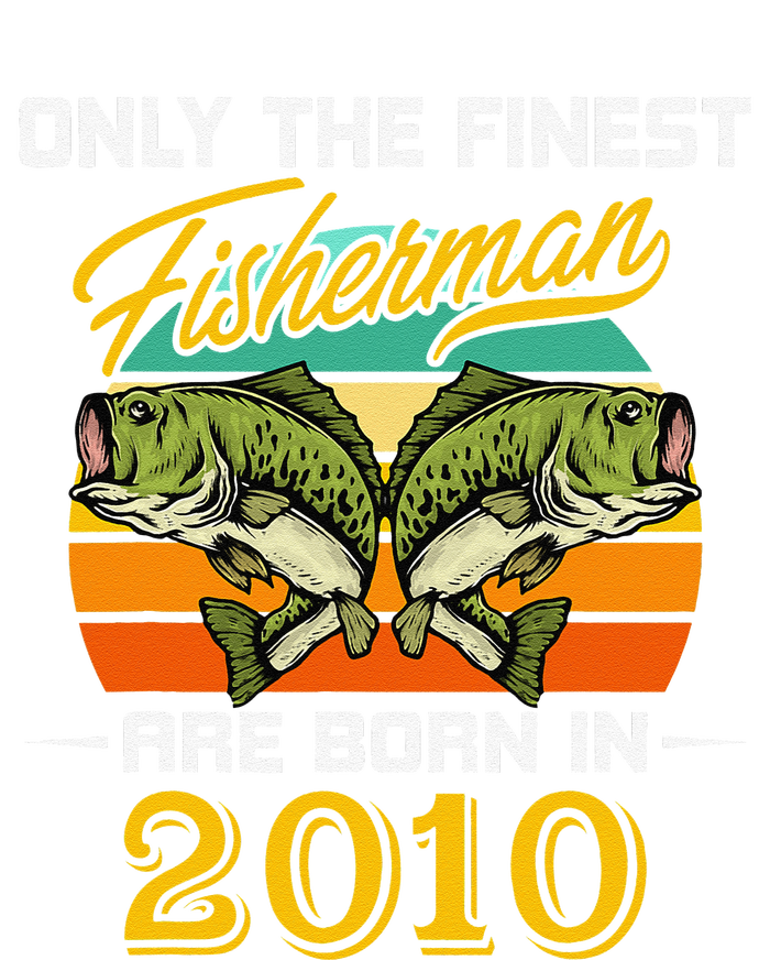 12 Years Old Fisherman Born In 2010 Cute 12th Birthday Kids Hoodie