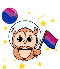 Owl In Space Bisexual Pride Gift T-Shirt