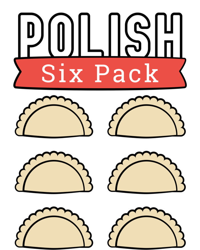 Polish Pierogi Six Pack Funny Abs Gym Design Gift Pom Pom 12in Knit Beanie