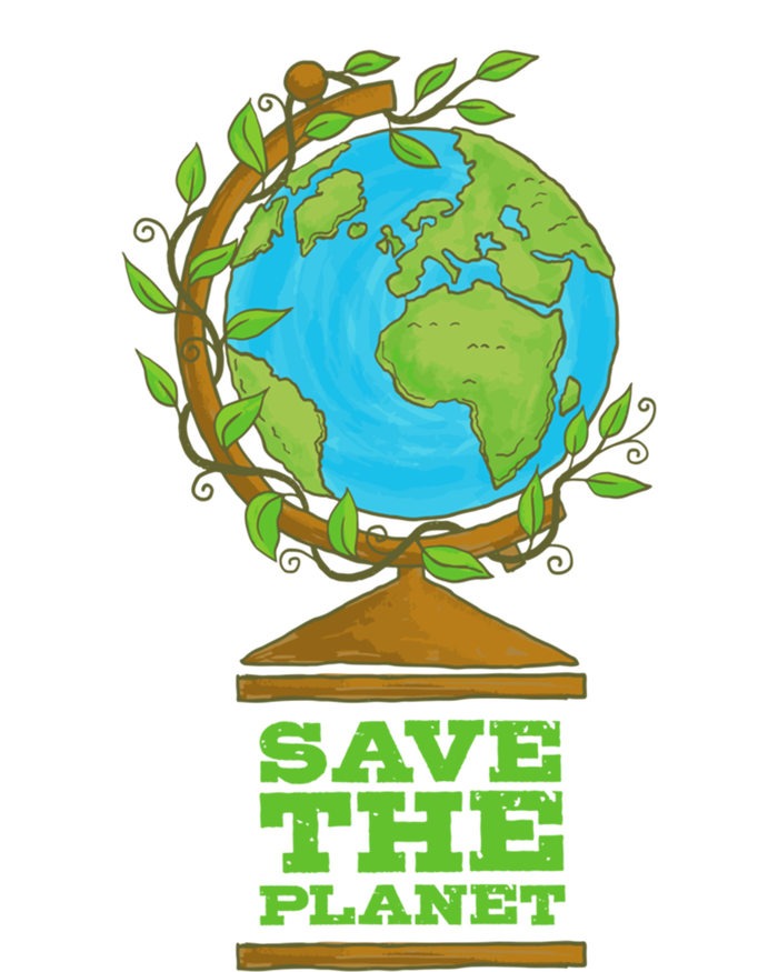 Save Our Planet World Globe Global Climate Change Cool Gift T-Shirt