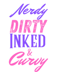 Reading Lovers Tattoo Design Nerdy Dirty Inked And Curvy Gift T-Shirt