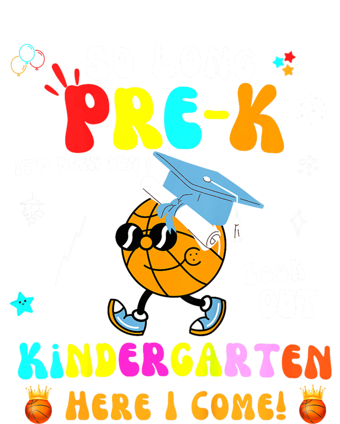 So Long PreK Kindergarten Here I Come Basketball Graduation Toddler Long Sleeve Shirt