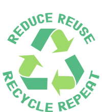 Reduce Reuse Recycle Repeat Recycling Earth Day Environt Cute Gift T-Shirt