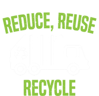 Reduce Reuse Recycle Waste Aget Garbage Collector Cute Gift Canvas