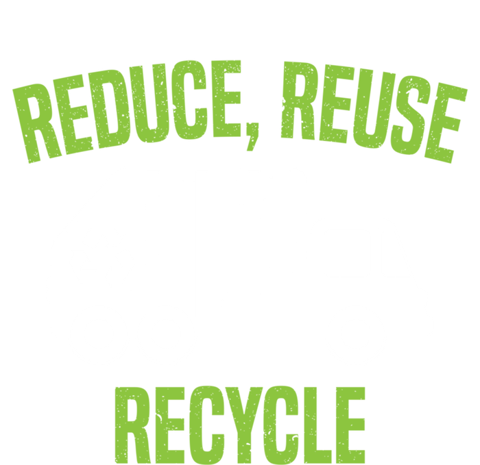 Reduce Reuse Recycle Waste Aget Garbage Collector Cute Gift Canvas