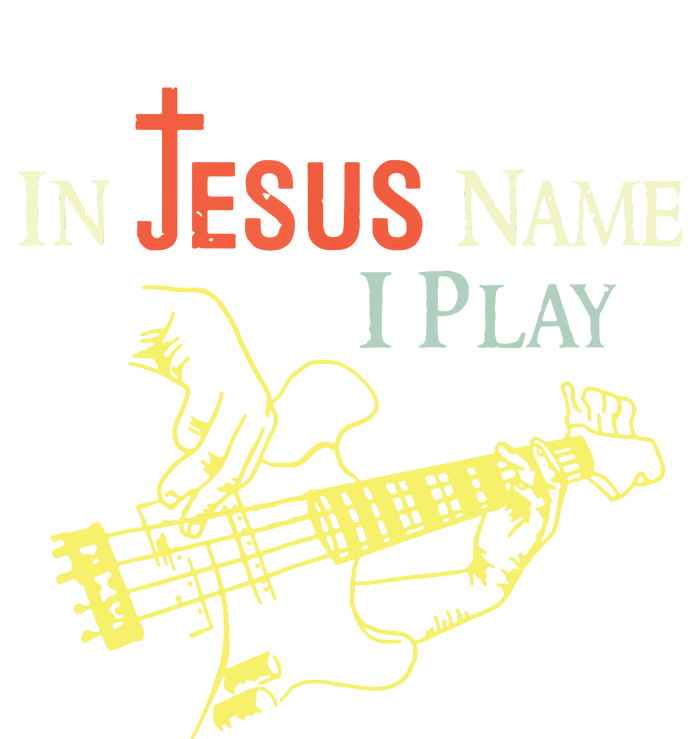 Christian In Jesus Name I Play Guitar T-Shirt