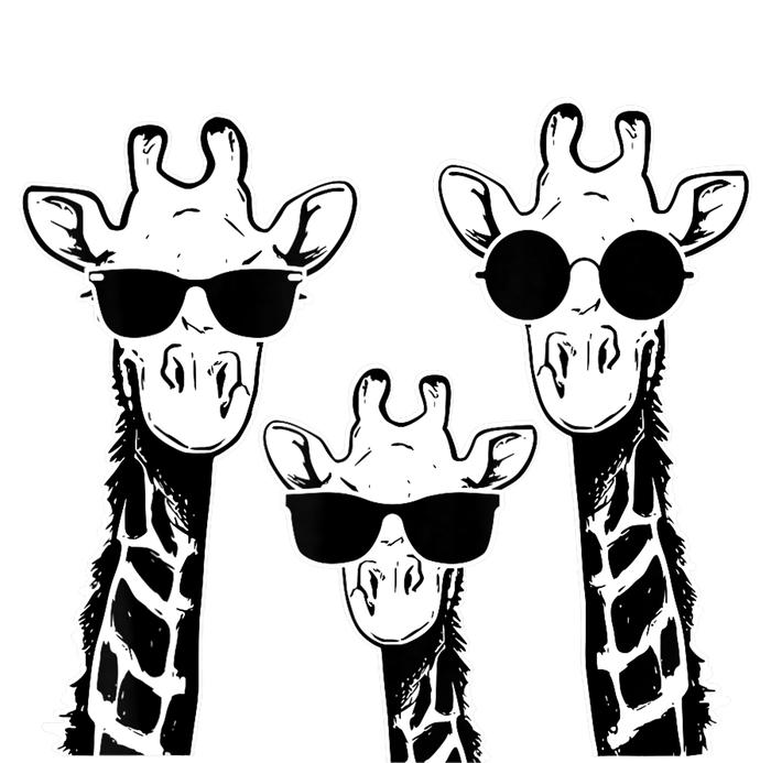 Giraffes family with sunglasses - Giraffe T-Shirt