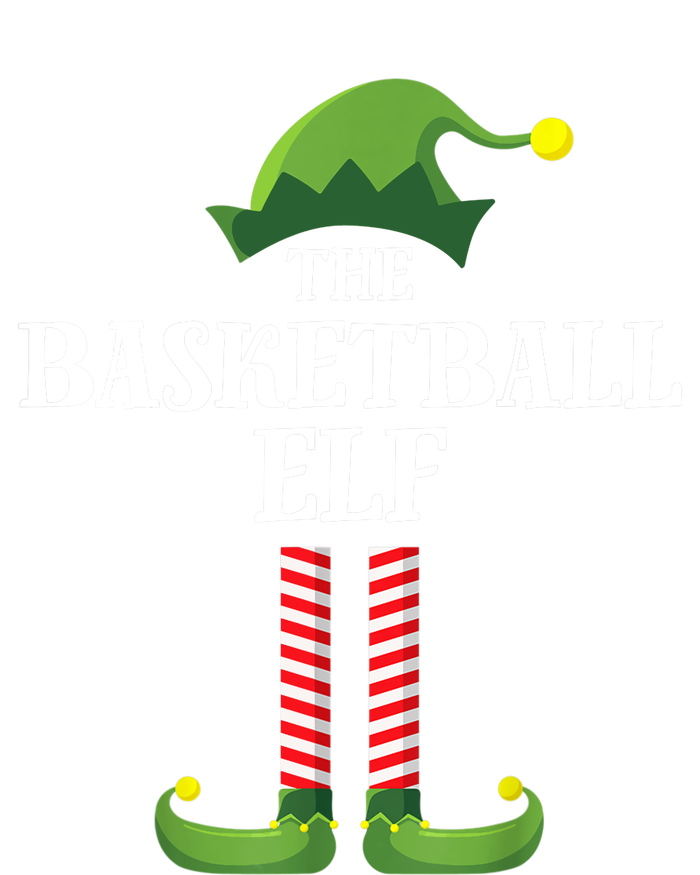 Basketball Elf Matching Family Group Christmas Party Cooling Performance Crew T-Shirt