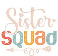 Sister Squad Sis Siblings Family Bestfriends Striped Beanie with Solid Band