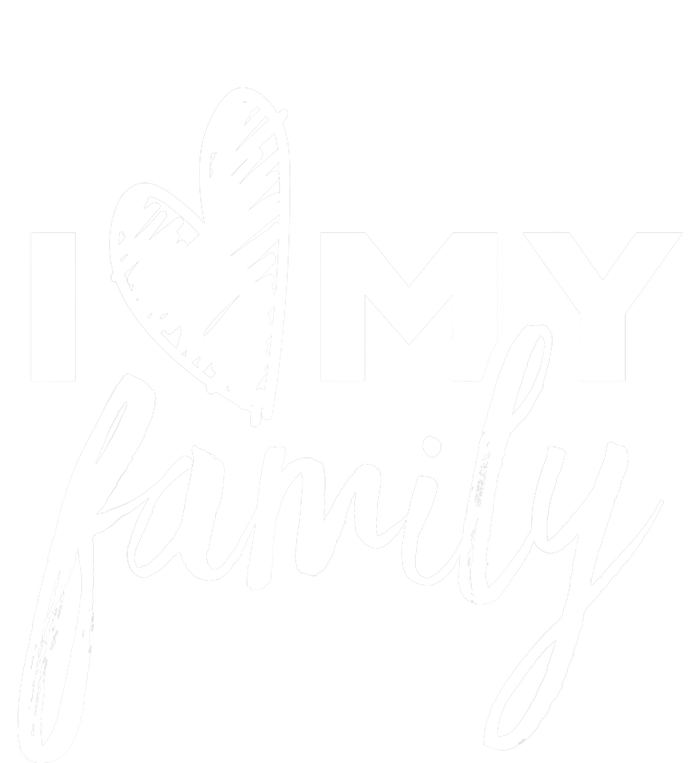 I Love My Family Relatives Party Families Reunion Zip Tote Bag