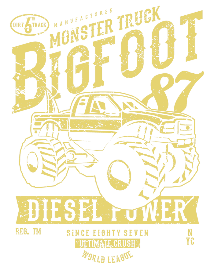 Monster Truck Big Foot Mesh Reversible Basketball Jersey Tank