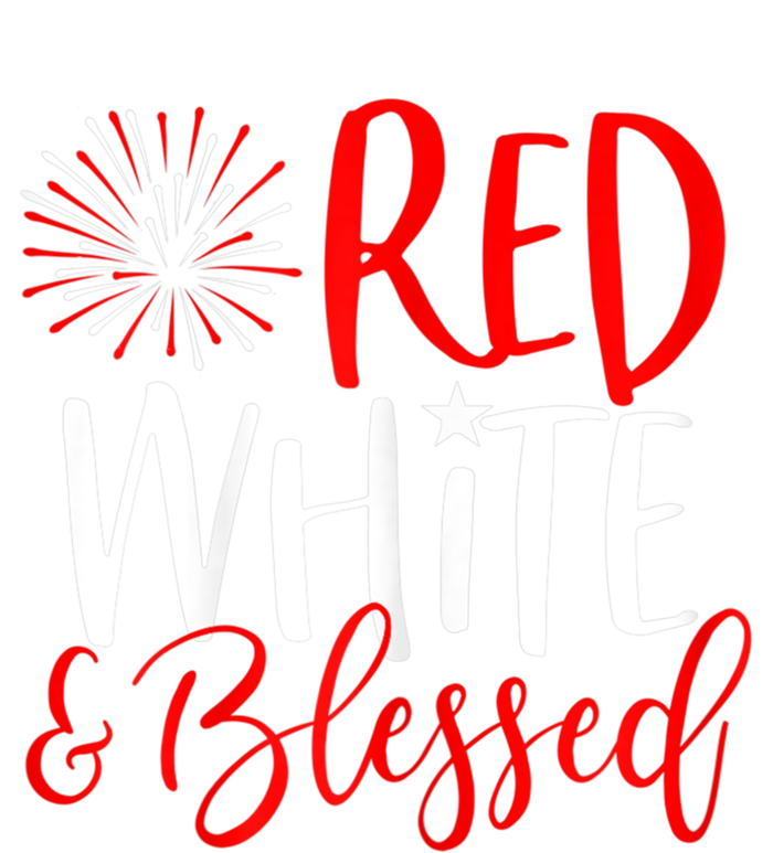 Red White And Blessed Great Gift 4th Of July Cute Patriotic America Funny Gift Women's T-Shirt