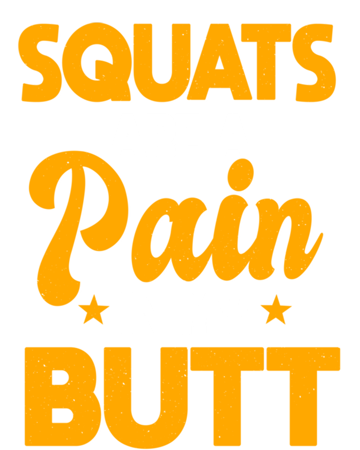 Squats Are A Pain In My Butt Gym Barbell Personal Trainer Gift Zip Tote Bag