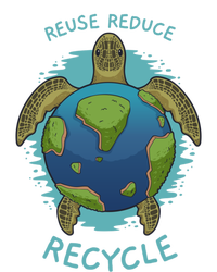 Reduce Reuse Recycle Earth Day Sea Turtle Gift Tall T-Shirt