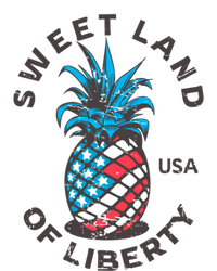 Retro Pineapple American Flag Sweet Land Of Liberty Usa Great Gift Mousepad