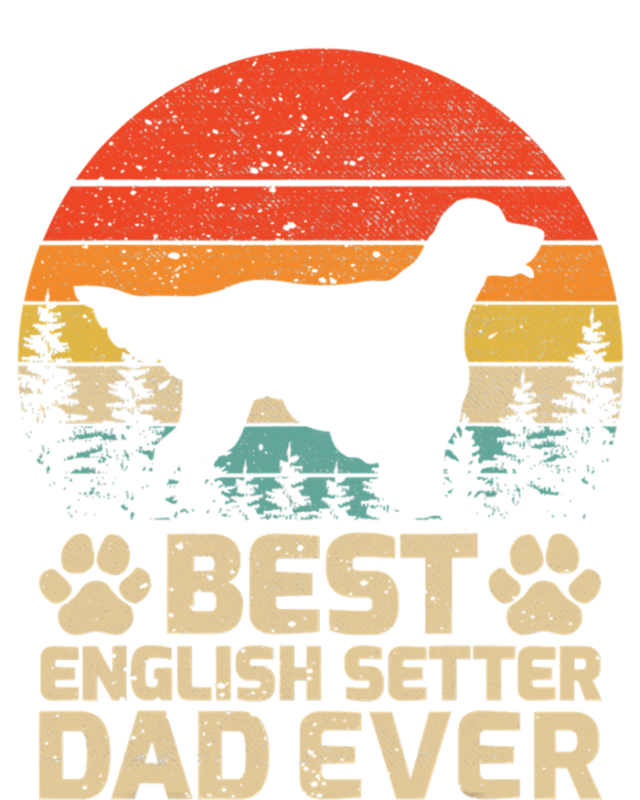 Retro Vintage Best English Setter Dad Ever Fathers Day Funny Gift Short Acrylic Beanie