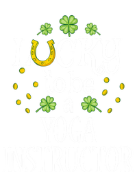 St Patricks Day Lucky To Be A Yoga Instructor Gift V-Neck T-Shirt