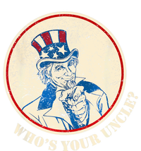 Funny Uncle Sam Whos Your Uncle Drawstring Bag