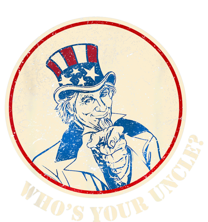 Funny Uncle Sam Whos Your Uncle Drawstring Bag