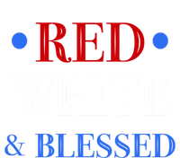 Red White And Blessed Great Funny Gift Patriotic 4th Of July Gift T-Shirt