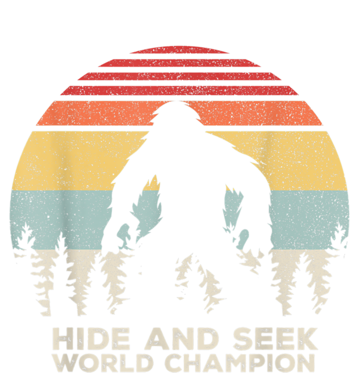 Retro Hide & Seek Champion Funny Sasquatch Bigfoot Tall Hoodie