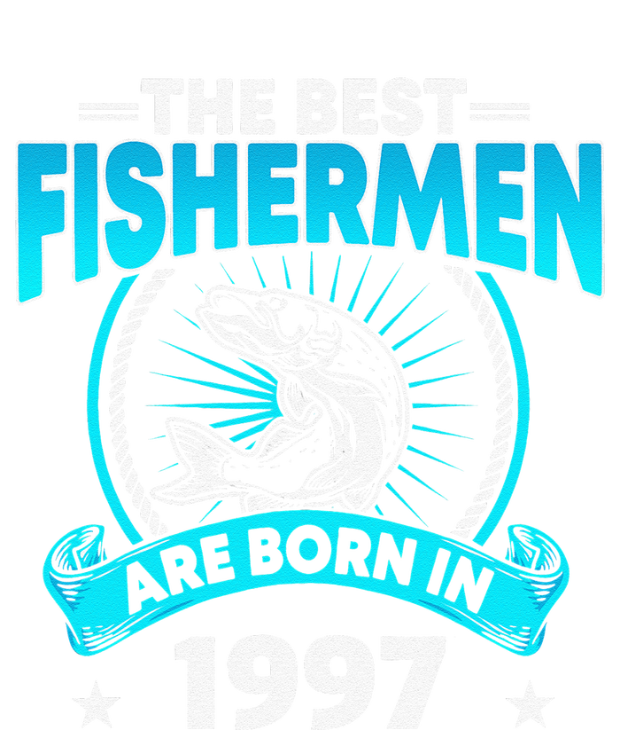 24 Year Old Vintage 1997 Fishing Fisherman 24th Birthday Womens California Wash Sweatshirt