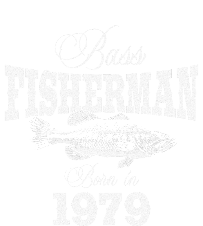 44 Year Old Fisherman Bass Fishing 1979 44th Birthday T-Shirt