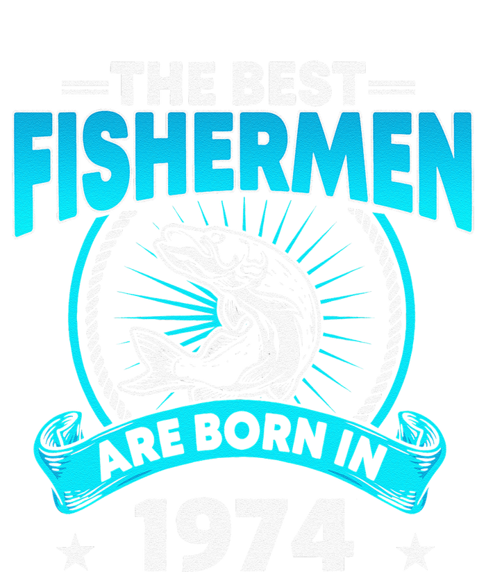 47 Year Old Vintage 1974 Fishing Fisherman 47th Birthday T-Shirt