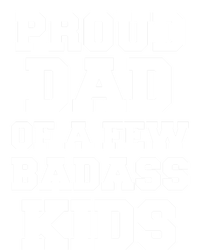 Proud Dad Of A Few Badass Dad Of 3 Funny Fathers Day Gift T-Shirt