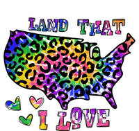 Retro Land That I Love Tie Dye Patriotic Aesthetic Usa Map Cool Gift Long Sleeve Shirt